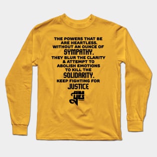 Solidarity (Donating All Proceeds) Long Sleeve T-Shirt